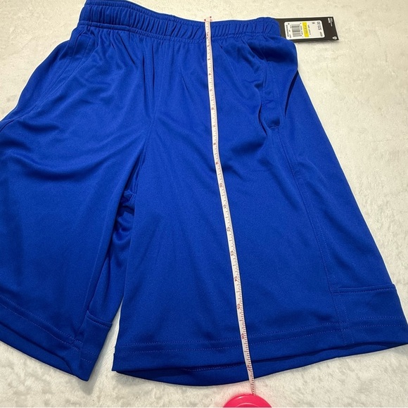 NWT Under Armour Boys’ Vibrant Blue Sports Shorts with Pockets - Picture 4 of 9